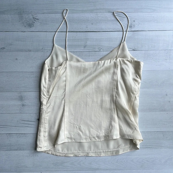 Banana Republic 100% Silk Floral Spaghetti Strap Tank Top S - Picture 8 of 9